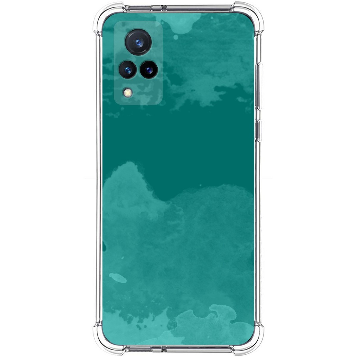 Funda Silicona Antigolpes para Vivo V21 5G diseño Acuarela 06 Dibujos