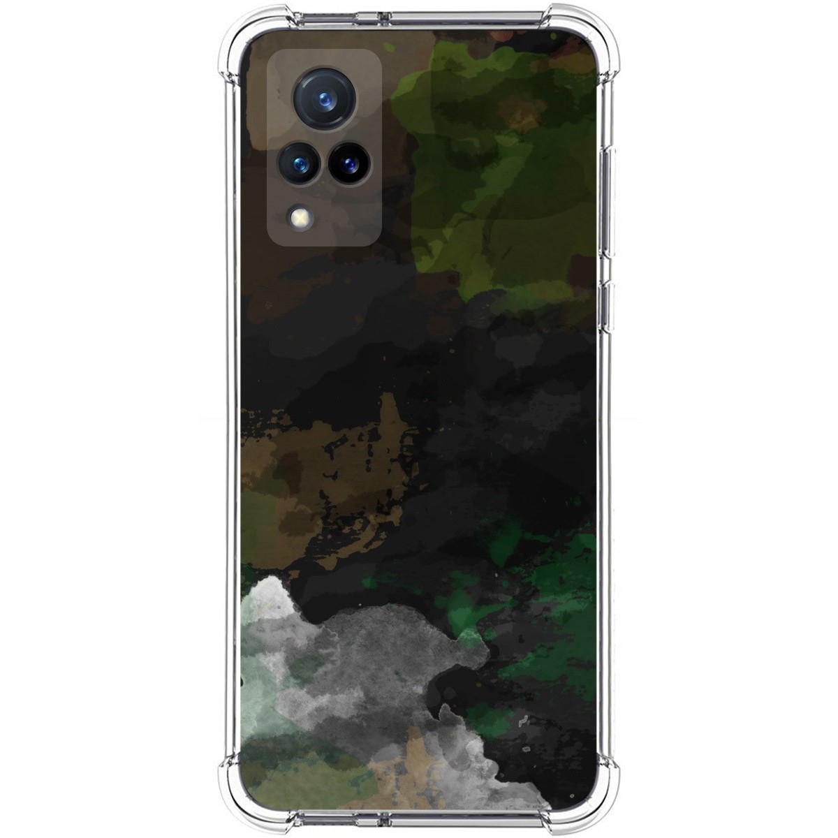 Funda Silicona Antigolpes para Vivo V21 5G diseño Acuarela 12 Dibujos