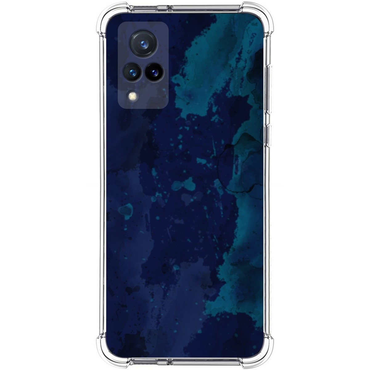 Funda Silicona Antigolpes para Vivo V21 5G diseño Acuarela 13 Dibujos
