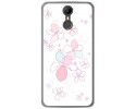Funda Gel Tpu para Homtom HT27 Diseño Flores Minimal Dibujos