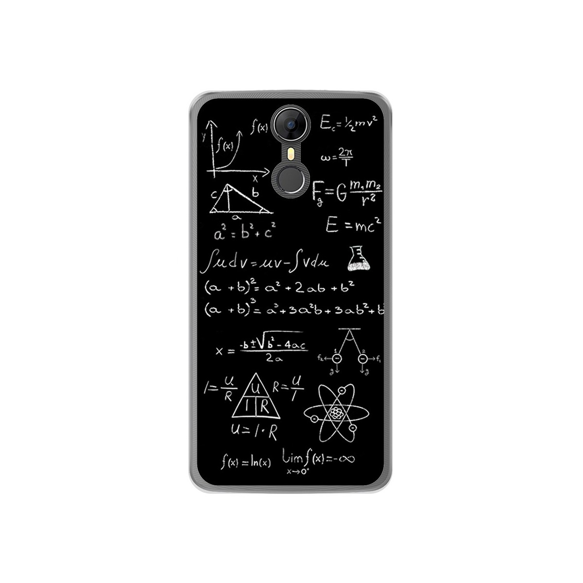 Funda Gel Tpu para Homtom HT27 Diseño Formulas Dibujos