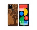Funda Silicona para Google Pixel 5 5G diseño Cuero 03 Dibujos