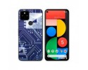 Funda Silicona para Google Pixel 5 5G diseño Circuito Dibujos