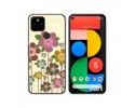 Funda Silicona para Google Pixel 5 5G diseño Primavera En Flor Dibujos