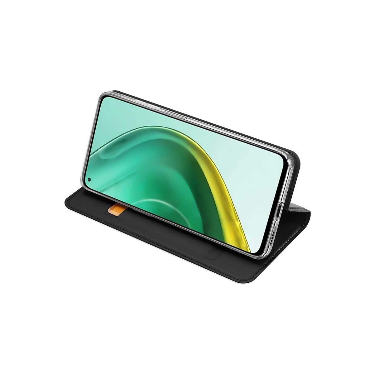 Funda Piel Soporte Magnética Dux Ducis para Xiaomi Mi 10T 5G / MI 10T Pro 5G color Negra