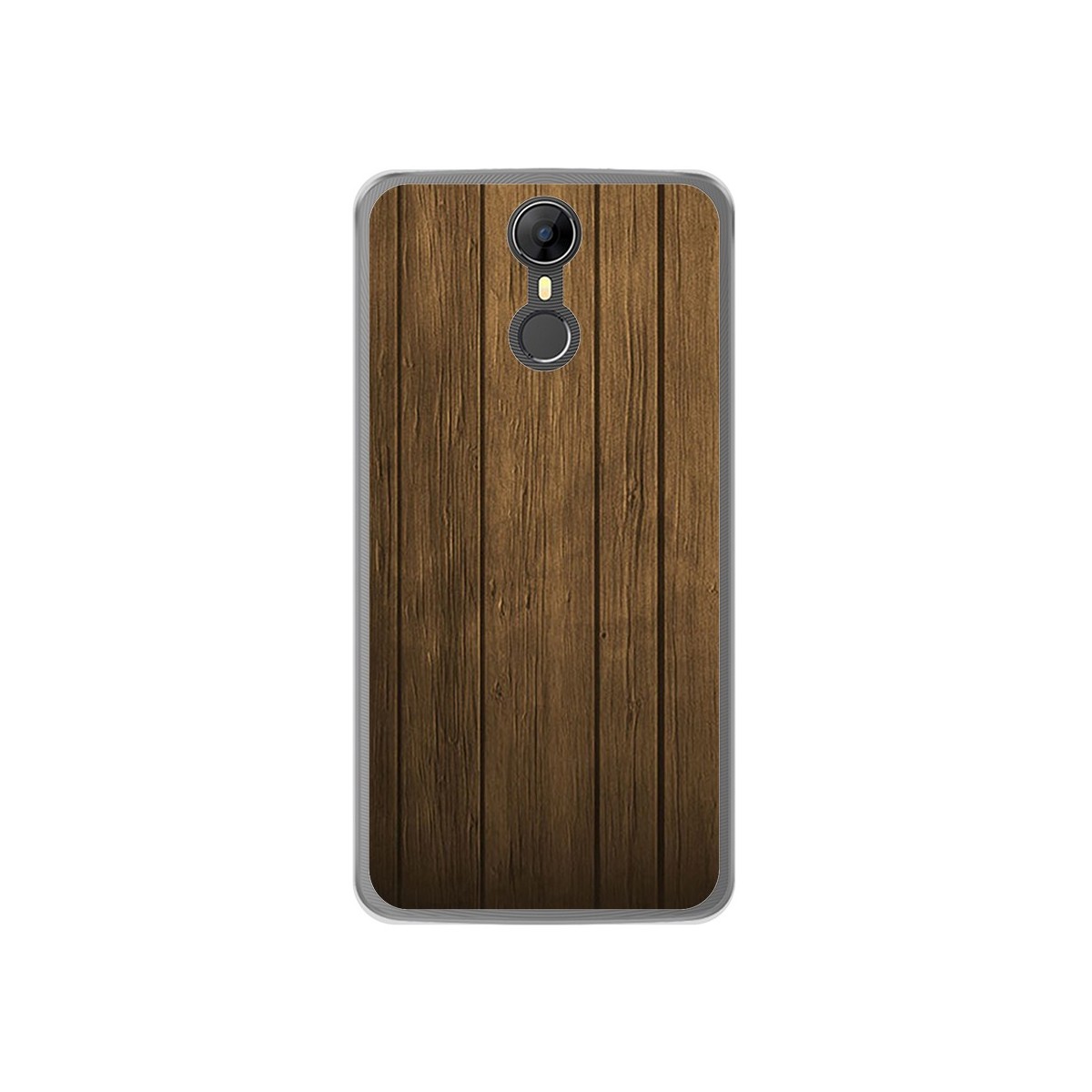 Funda Gel Tpu para Homtom HT27 Diseño Madera Dibujos