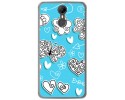 Funda Gel Tpu para Homtom HT27 Diseño Mariposas Dibujos