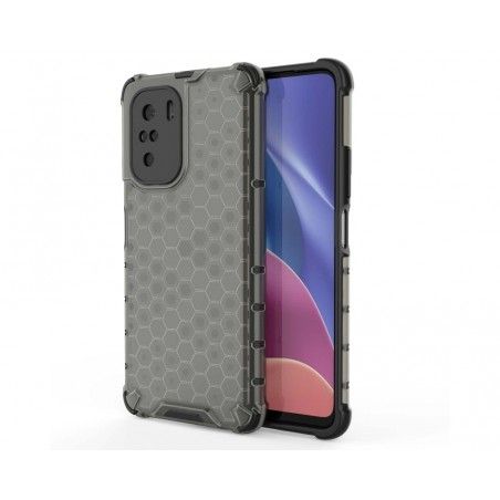 Funda Tipo Honeycomb Armor (Pc+Tpu) Negra para Xiaomi POCO F3 5G / Mi 11i 5G