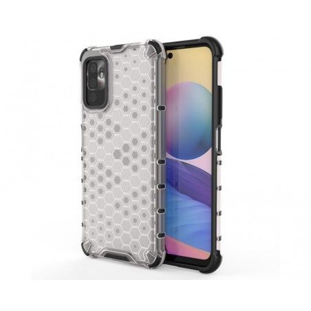 Funda Tipo Honeycomb Armor (Pc+Tpu) Transparente para Xiaomi Redmi Note 10 5G / POCO M3 PRO 5G