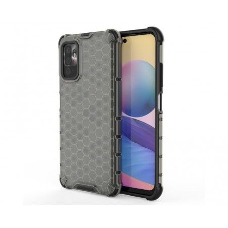 Funda Tipo Honeycomb Armor (Pc+Tpu) Negra para Xiaomi Redmi Note 10 5G / POCO M3 PRO 5G