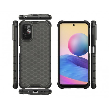 Funda Tipo Honeycomb Armor (Pc+Tpu) Negra para Xiaomi Redmi Note 10 5G / POCO M3 PRO 5G