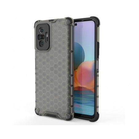Funda Tipo Honeycomb Armor (Pc+Tpu) Negra para Xiaomi Redmi Note 10 Pro