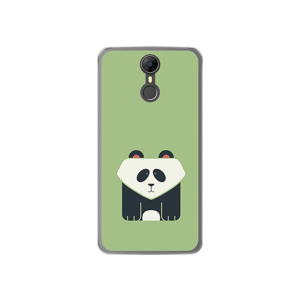 Funda Gel Tpu para Homtom HT27 Diseño Panda Dibujos