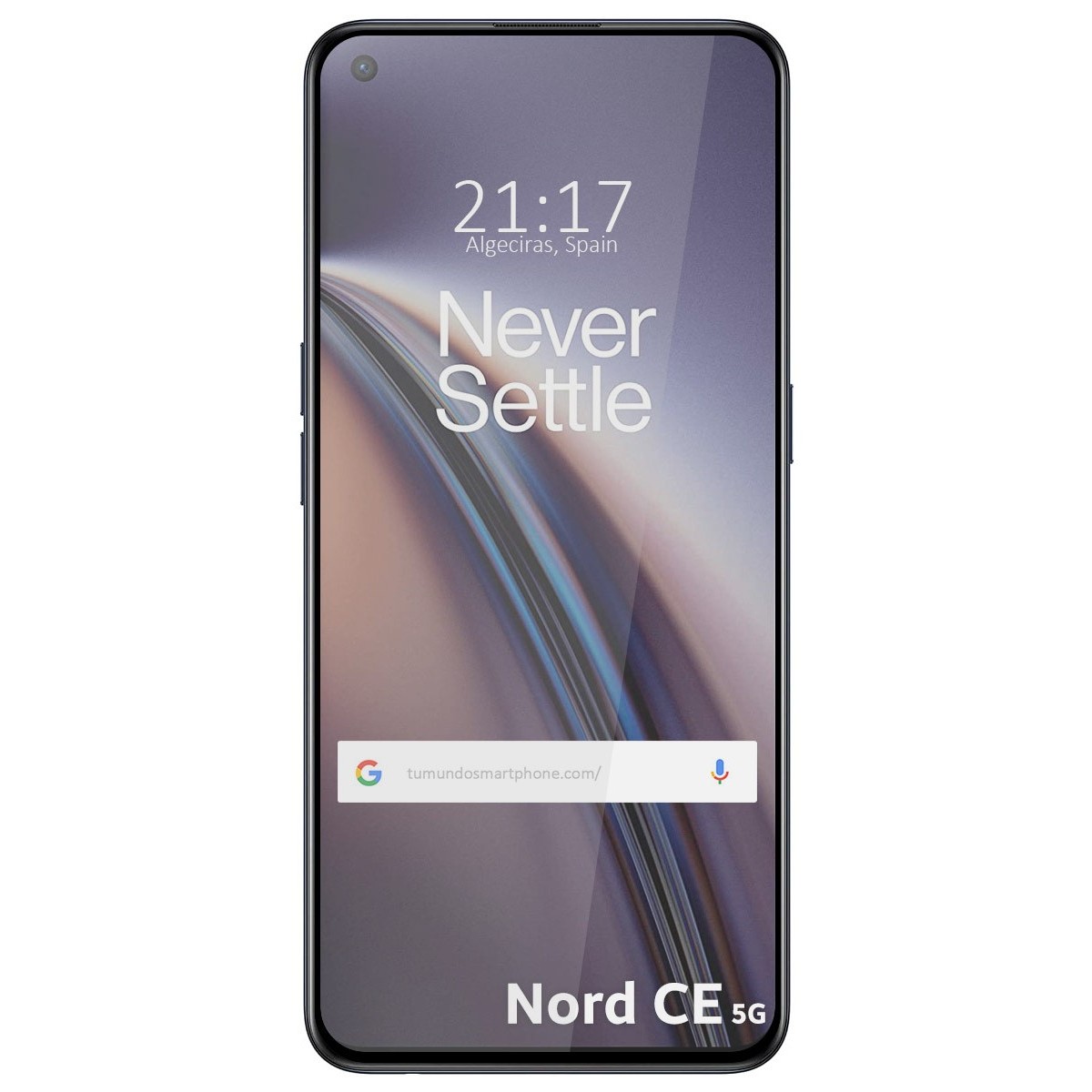 Protector Cristal Templado Completo 5D Full Glue Negro para OnePlus Nord CE 5G Vidrio