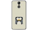 Funda Gel Tpu para Homtom HT27 Diseño Pingüino Dibujos