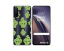 Funda Silicona Transparente para OnePlus Nord CE 5G diseño Cactus Dibujos