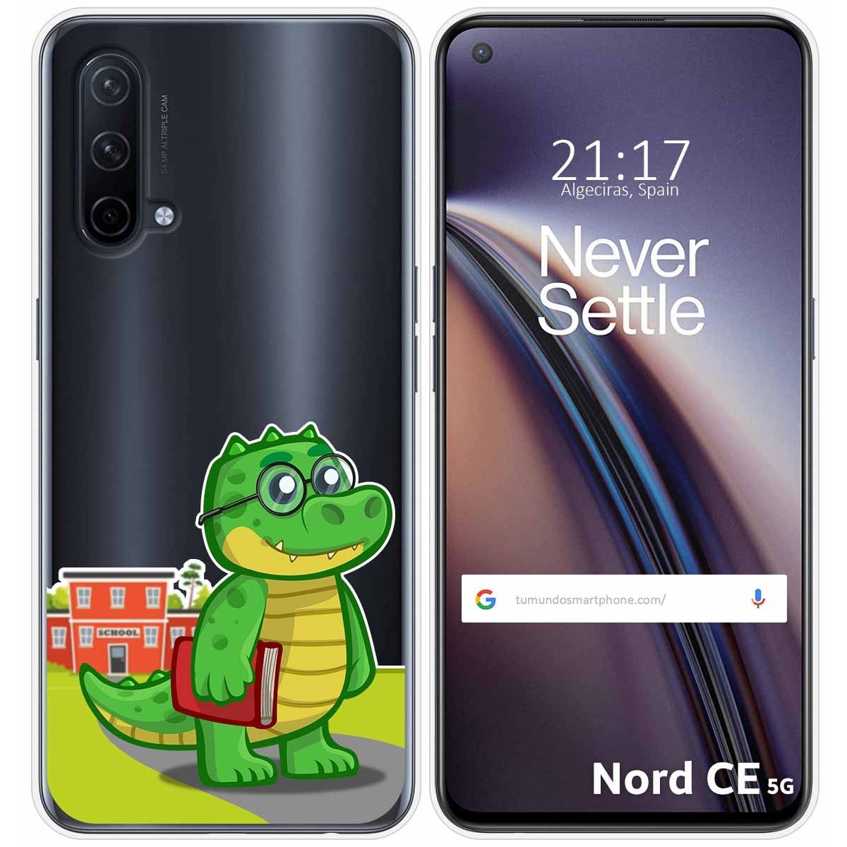 Funda Silicona Transparente para OnePlus Nord CE 5G diseño Coco Dibujos