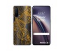 Funda Silicona Transparente para OnePlus Nord CE 5G diseño Hojas Dibujos