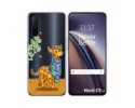 Funda Silicona Transparente para OnePlus Nord CE 5G diseño Jirafa Dibujos