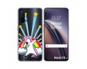Funda Silicona Transparente para OnePlus Nord CE 5G diseño Unicornio Dibujos