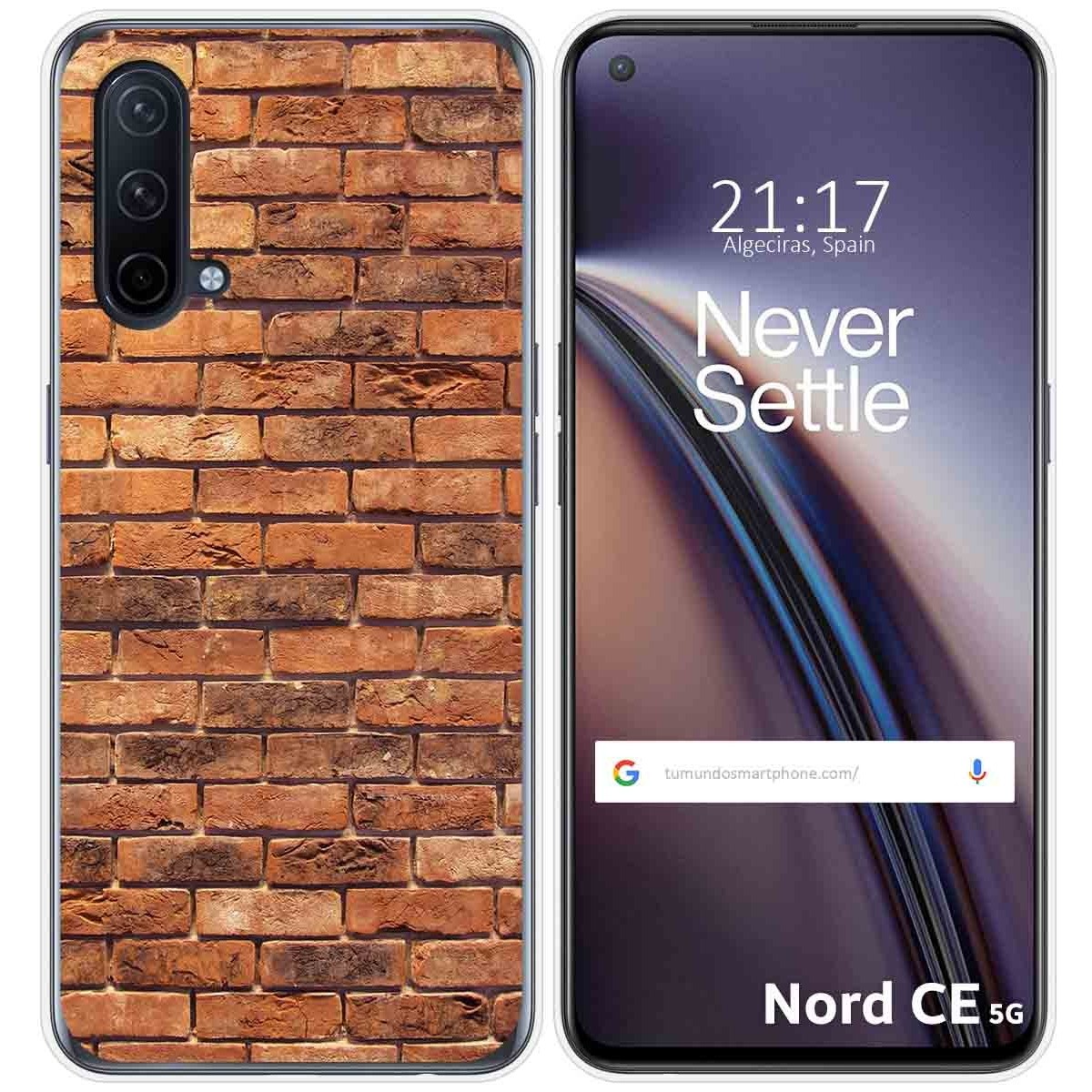 Funda Silicona para OnePlus Nord CE 5G diseño Ladrillo 04 Dibujos