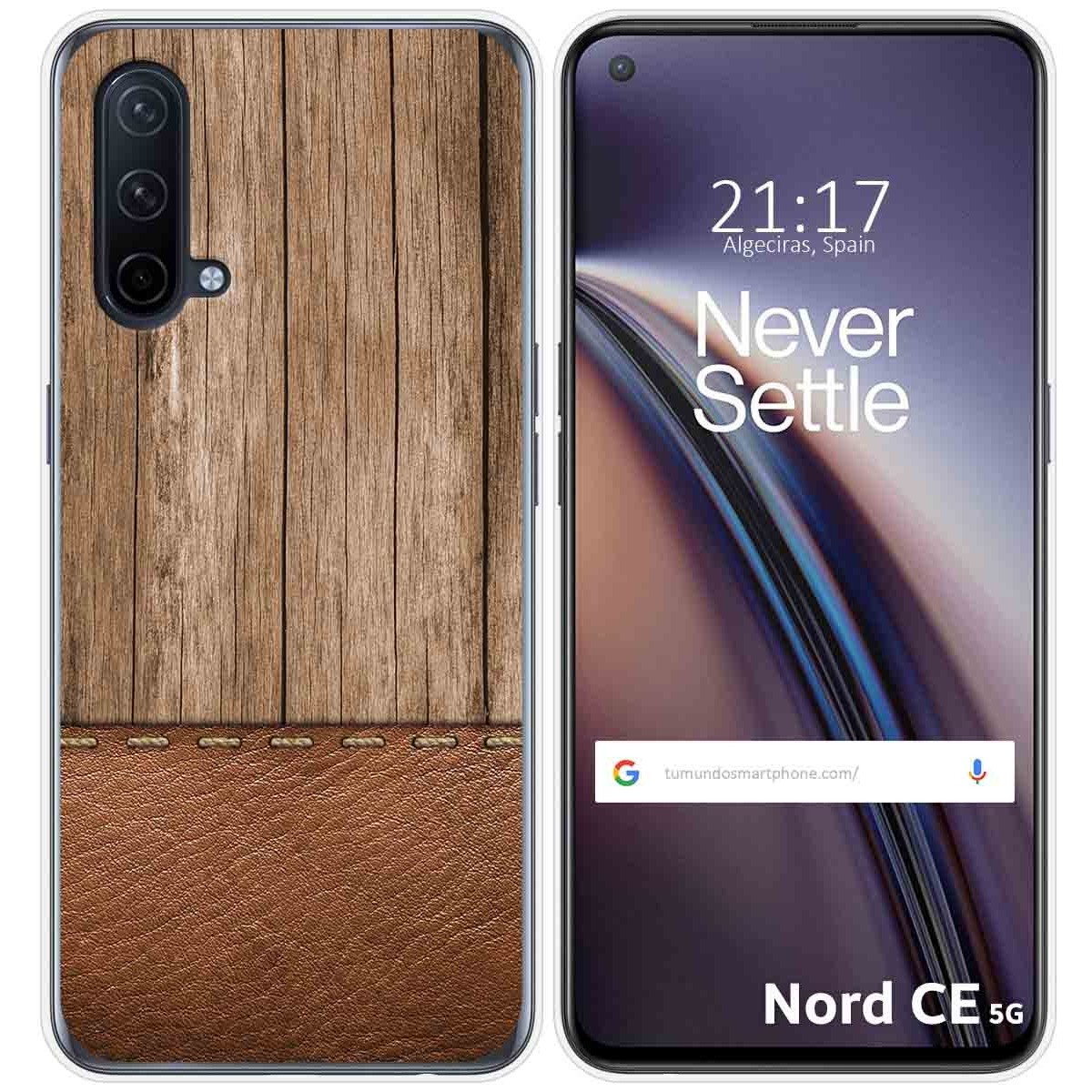 Funda Silicona para OnePlus Nord CE 5G diseño Madera 09 Dibujos