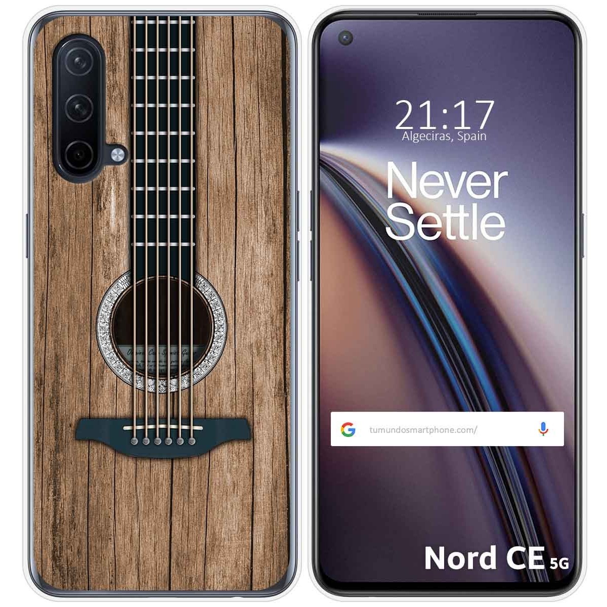 Funda Silicona para OnePlus Nord CE 5G diseño Madera 11 Dibujos