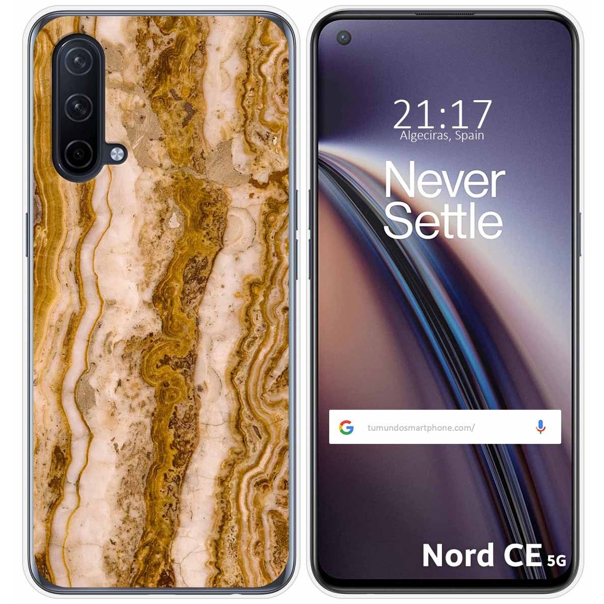 Funda Silicona para OnePlus Nord CE 5G diseño Mármol 10 Dibujos