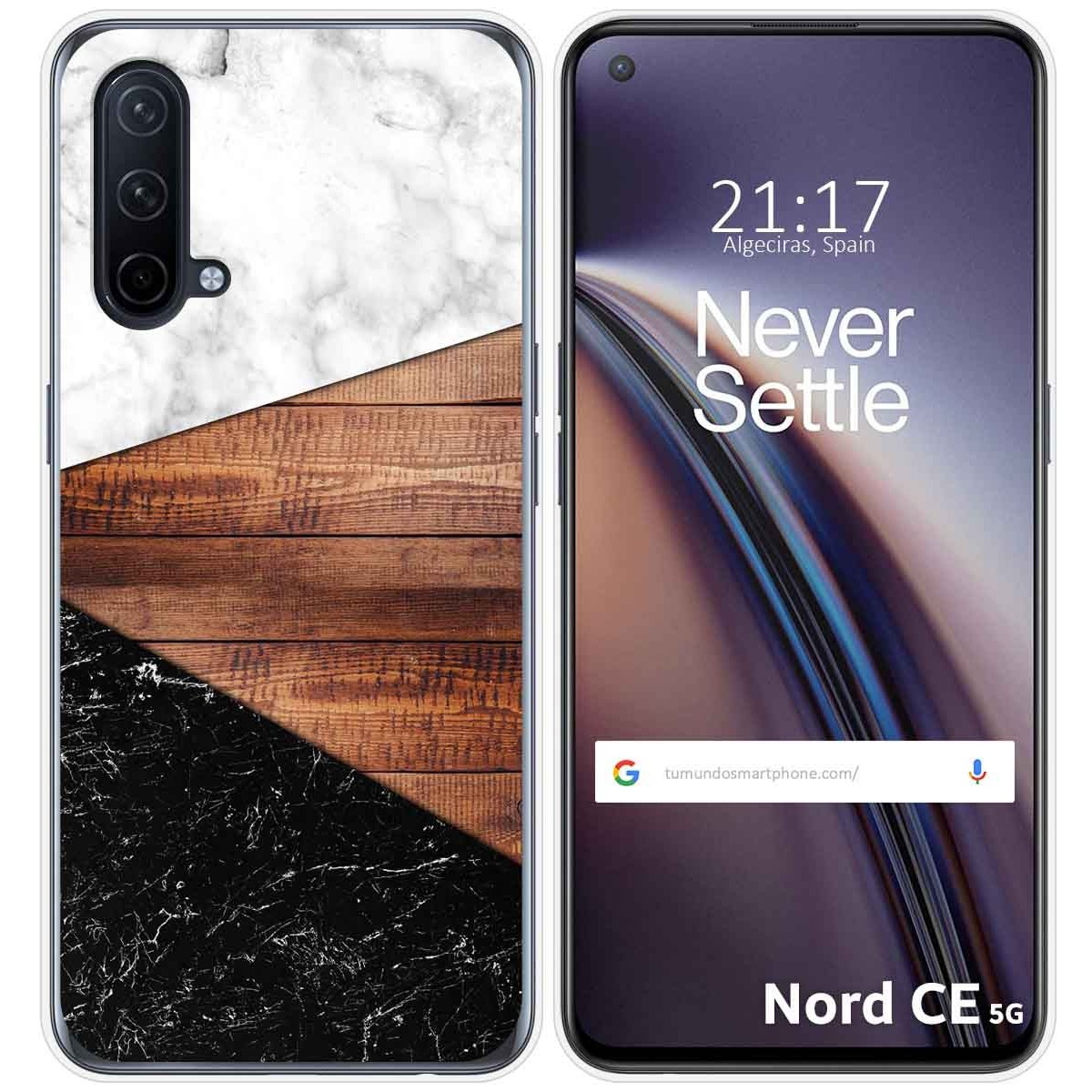 Funda Silicona para OnePlus Nord CE 5G diseño Mármol 11 Dibujos