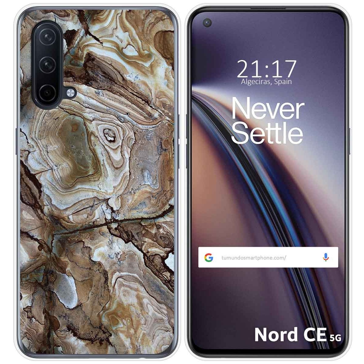 Funda Silicona para OnePlus Nord CE 5G diseño Mármol 14 Dibujos