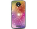 Funda Gel Tpu para Motorola Moto C Plus Diseño Abstracto Dibujos