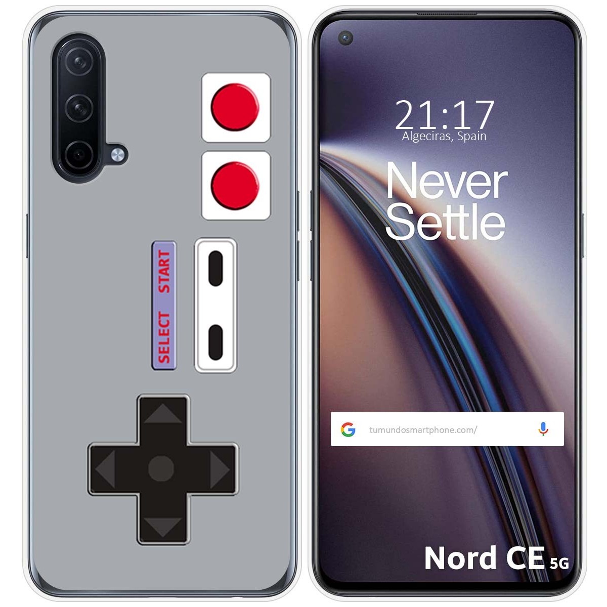 Funda Silicona para OnePlus Nord CE 5G diseño Consola Dibujos