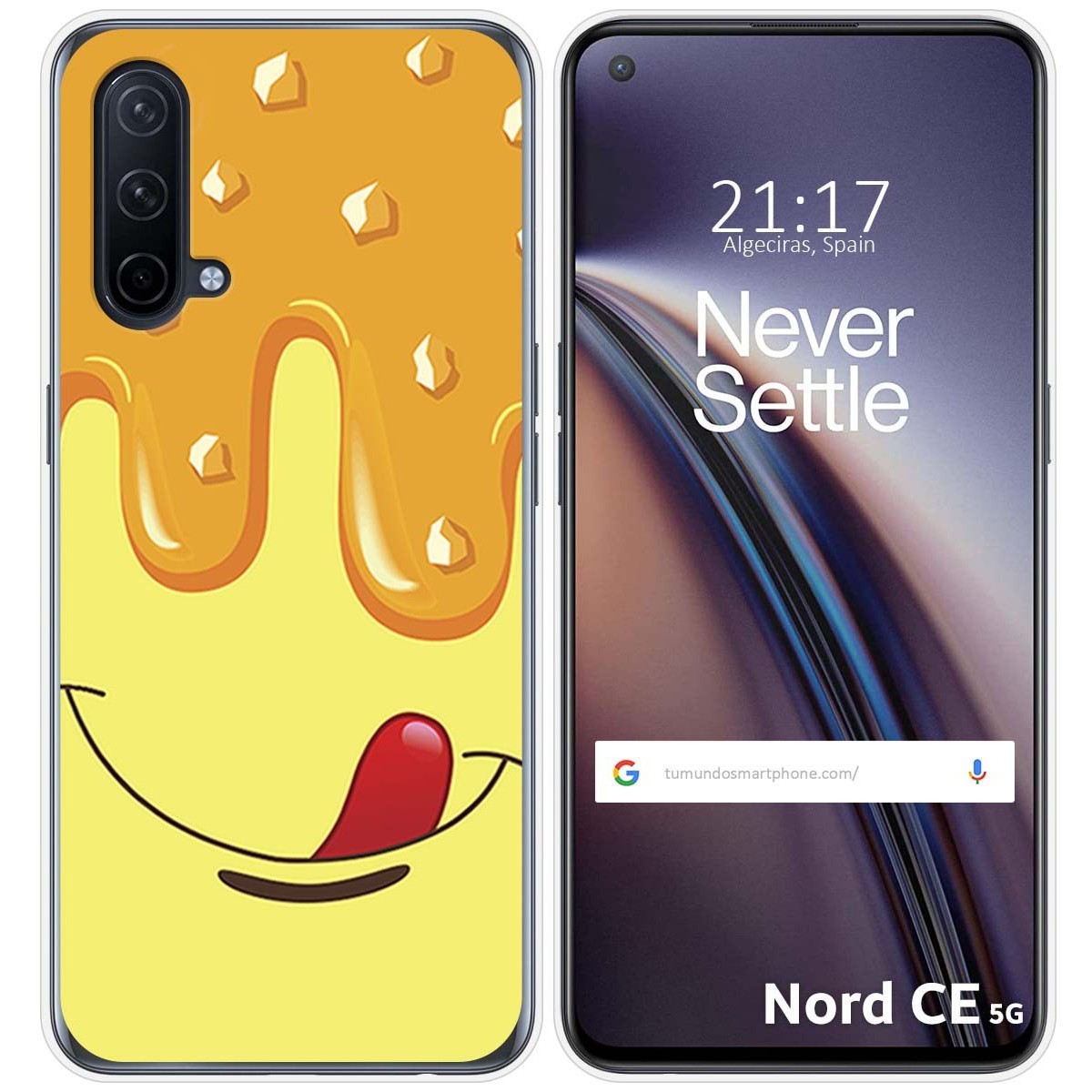 Funda Silicona para OnePlus Nord CE 5G diseño Helado Vainilla Dibujos