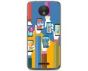 Funda Gel Tpu para Motorola Moto C Plus Diseño Apps Dibujos