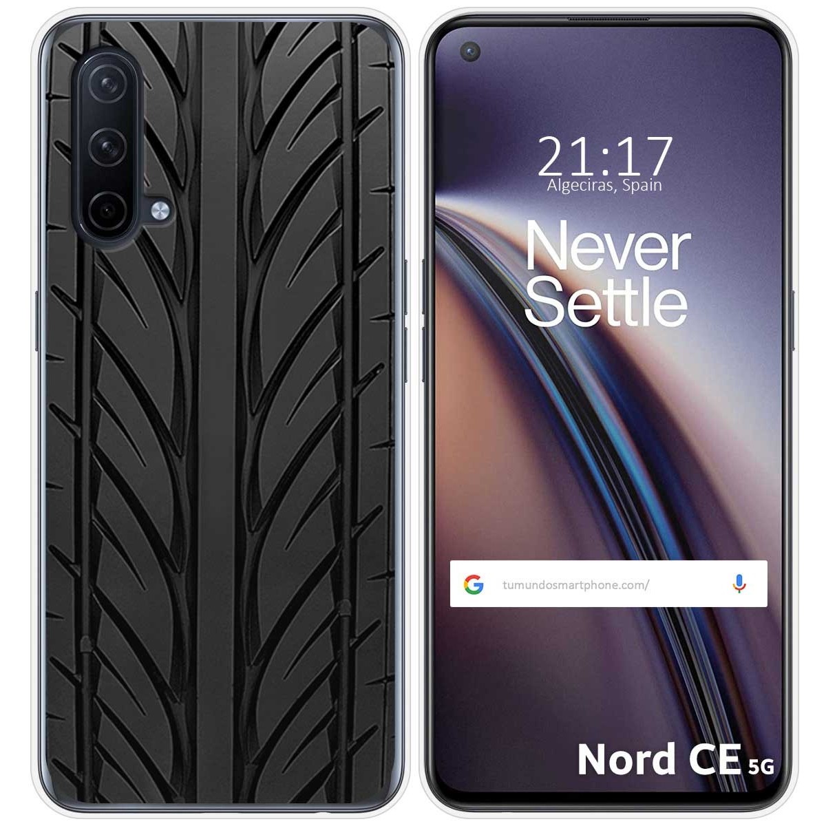 Funda Silicona para OnePlus Nord CE 5G diseño Neumatico Dibujos