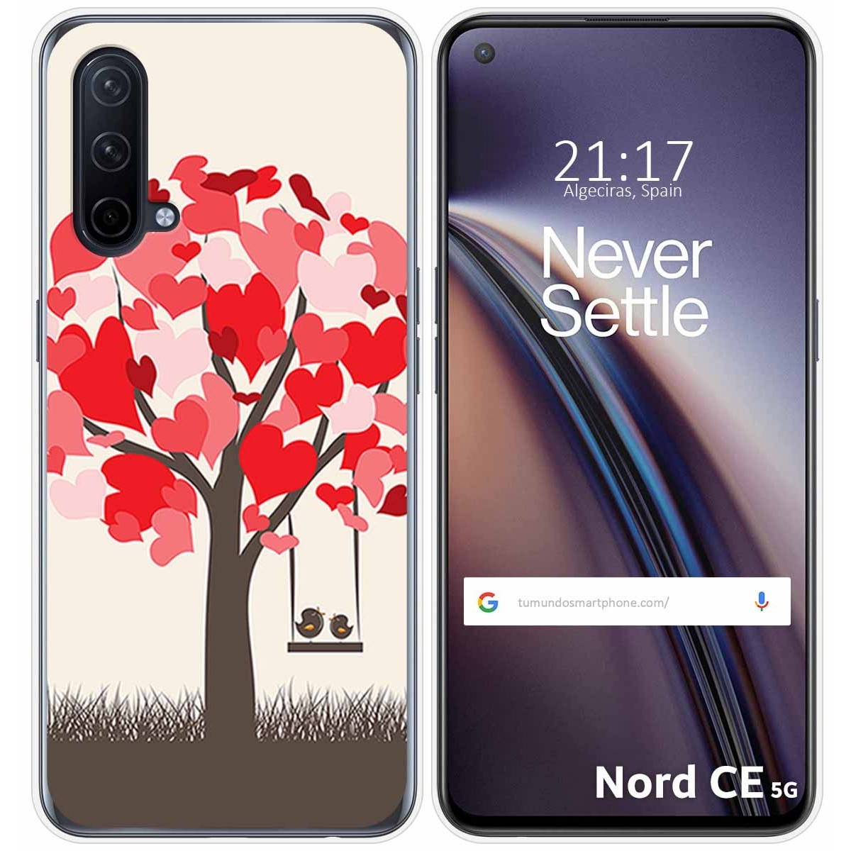 Funda Silicona para OnePlus Nord CE 5G diseño Pajaritos Dibujos