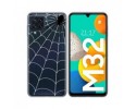 Funda Silicona Transparente para Samsung Galaxy M32 diseño Araña Dibujos
