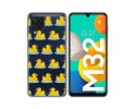 Funda Silicona Transparente para Samsung Galaxy M32 diseño Pato Dibujos