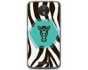 Funda Gel Tpu para Motorola Moto C Plus Diseño Cebra Dibujos