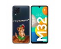 Funda Silicona Transparente para Samsung Galaxy M32 diseño Suricata Dibujos
