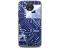 Funda Gel Tpu para Motorola Moto C Plus Diseño Circuito Dibujos