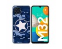 Funda Silicona para Samsung Galaxy M32 diseño Camuflaje 03 Dibujos