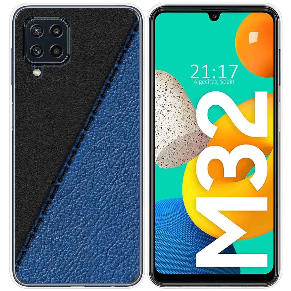 Funda Silicona para Samsung Galaxy M32 diseño Cuero 02 Dibujos