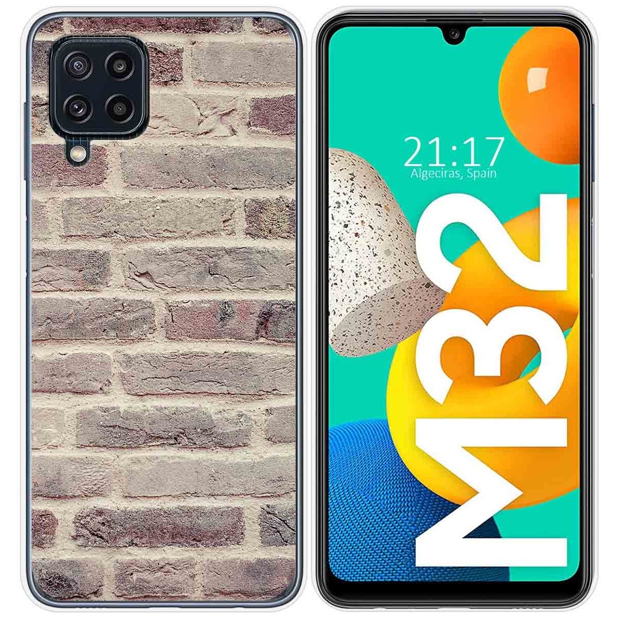 Funda Silicona para Samsung Galaxy M32 diseño Ladrillo 01 Dibujos