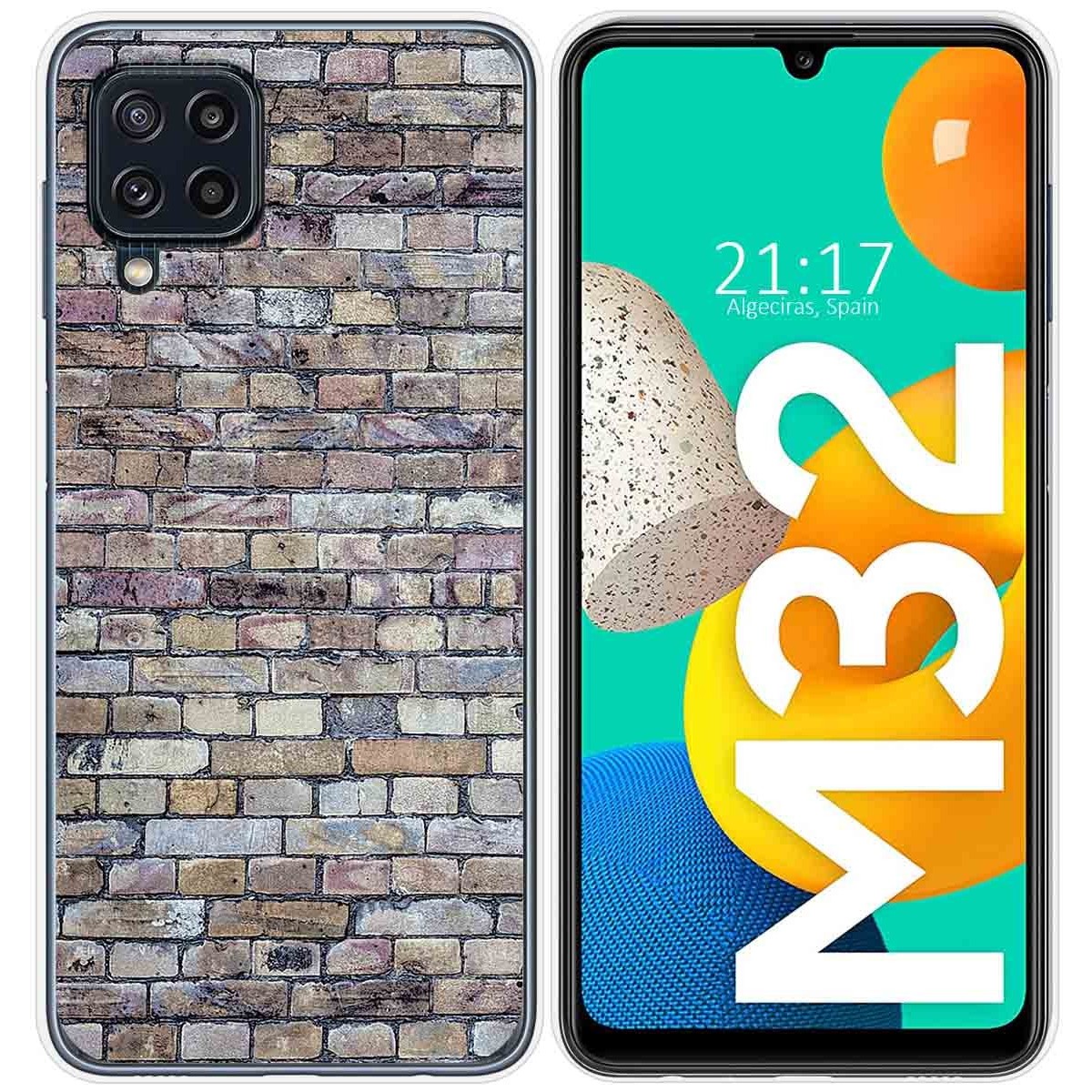 Funda Silicona para Samsung Galaxy M32 diseño Ladrillo 02 Dibujos