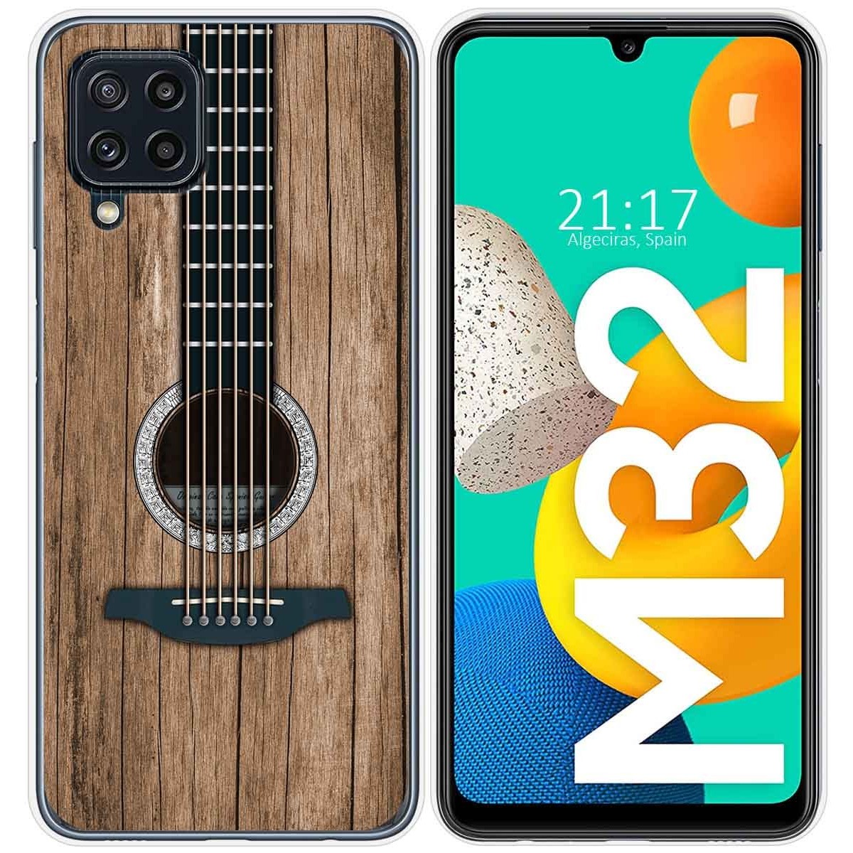 Funda Silicona para Samsung Galaxy M32 diseño Madera 11 Dibujos