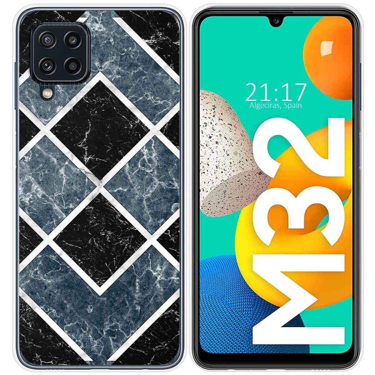 Funda Silicona para Samsung Galaxy M32 diseño Mármol 06 Dibujos