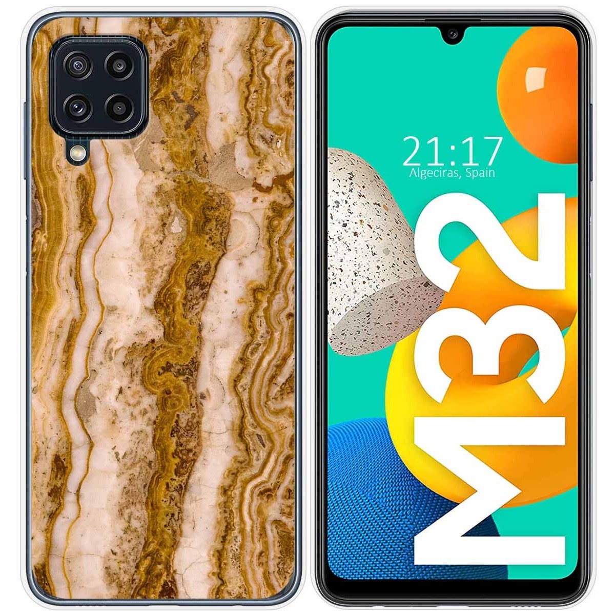 Funda Silicona para Samsung Galaxy M32 diseño Mármol 10 Dibujos