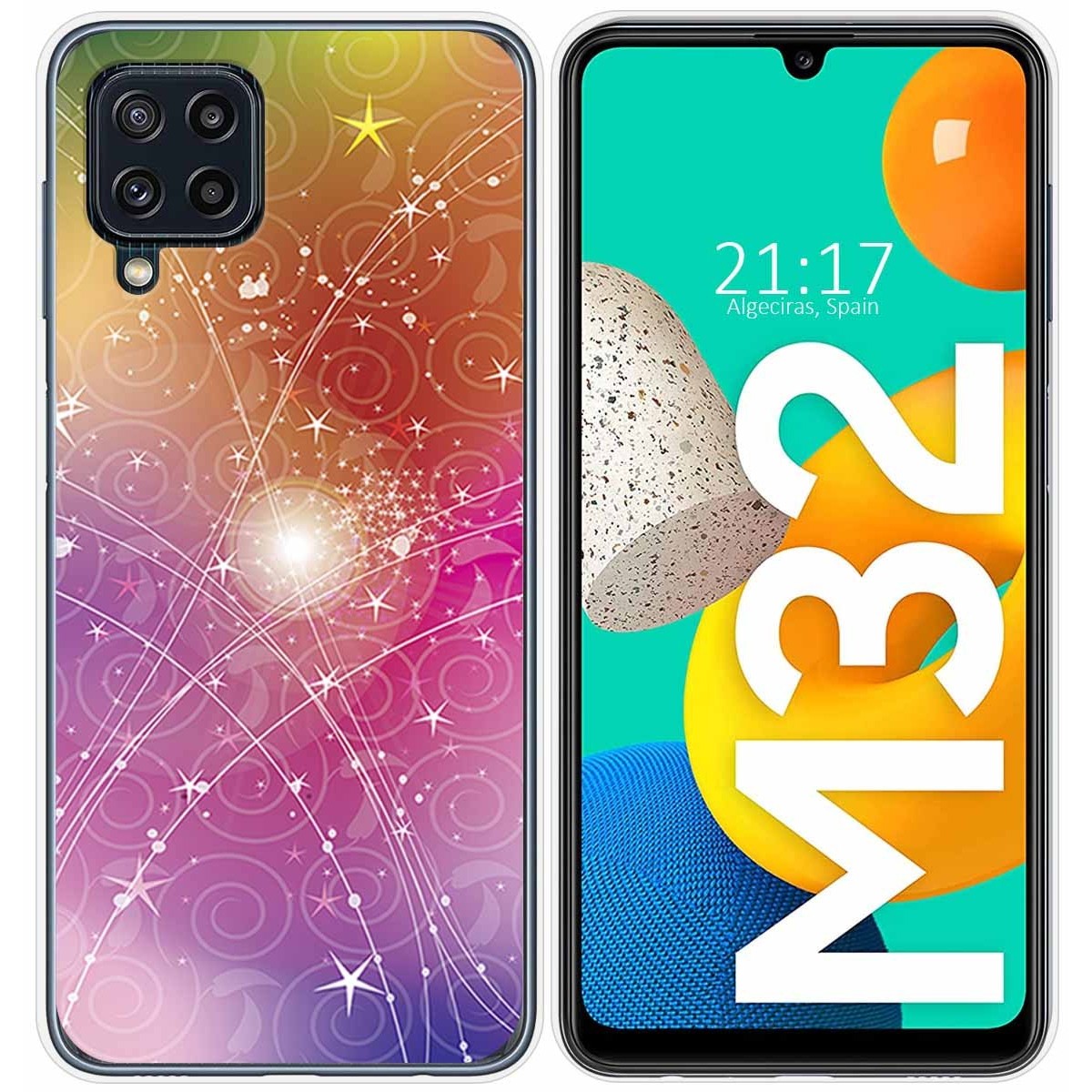 Funda Silicona para Samsung Galaxy M32 diseño Abstracto Dibujos