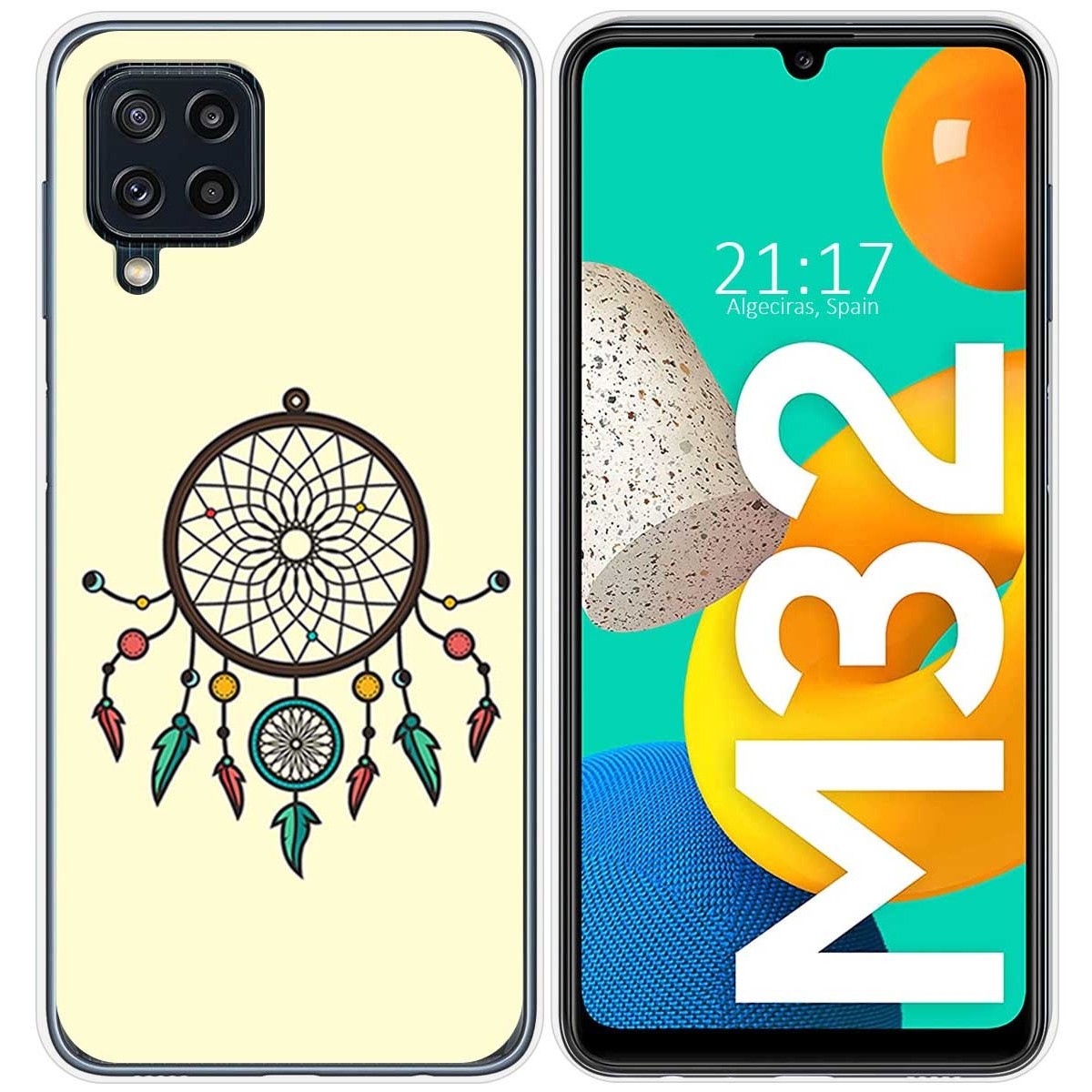 Funda Silicona para Samsung Galaxy M32 diseño Atrapasueños Dibujos